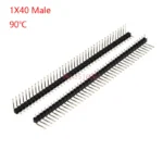 5/10Pcs 2.54mm 40 Pin 1x40 2X40 Single/Double Row Male Female 2.54 Pin Header PCB JST Connector Strip Right angle For Arduino - Image 9