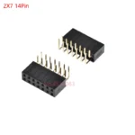 10Pcs 2*2/3/4/5/6/8/20/40 Pin Double Row Right Angle Female Pin Header 2.54mm Pitch Strip Connector Socket 2x3p/4p/6p/8p/20p/40p - Image 5