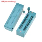 2PCS 14/16/18/20/24/28/32/40 pin Narrow wide body ZIF ZIP IC SOCKET DIP CHIP TEST Adaptor 2.54MM PITCH  6P 18P 20P 24P 28P 40P - Image 7