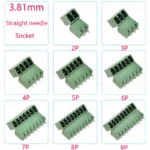 10PCS 2.54/3.81/5.08MM 2EDG 15EDG 2/3/4/5/6/7/8 Pin Screw Terminal Block Connector Pitch Plug+Straight/Curved Needle Pin Socket - Image 8
