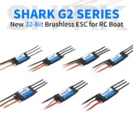 ZTW 32-Bit ESC Shark G2 20A 30A 40A 50A 60A 80A 100A SBEC 5V/6V 8A Brushless Speed Controller for RC Boat Underwater Thruster - Image 2