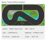 LDARC Portable Race Track Rubber Mat 160x90mm 120x60mm 240x120mm 240x240mm RC 1/76 1/64 1/58 Mini Car Track Race Accessory - Image 17