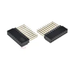 5PCS 2x10 PIN double Row Straight FEMALE PIN HEADER 2.54MM PITCH pin long 12MM Strip Connector Socket 2*10 20 PIN 2x10pin pc104 - Image 3