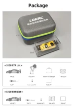 LDARC S100 Professional 1:64 Scale RC Drift Mosquito Car Rear-Wheel Drive Full-Scale Steering Static Model Grade Appearance Toy - Image 11