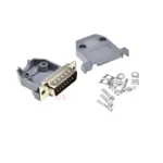 5pcs Plastic Cover Housing Hood For d-sub 15 Pin 2 Rows Db15 Pin Male Female Serial Connector - Image 4