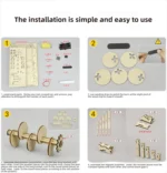 DIY Educational Toys Children's Gifts Handmade Assembled Ball Track Physics Principle Diy Assembly Material Package - Image 11