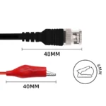 BNC male to double clip test cable notebook cable Q9 to double clamp monitoring accessories power cord - Image 3