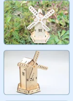 DIY Solar Energy Windmill House DIY Science Experiment Kit & Education Model Toy Physics Science Toys For Children Gift Toy - Image 13