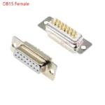 1Pcs Gold Solid Pin DB9 DB15 DB25 DB37 Hole/Pin Female/Male Welded Connector RS232 serial port D-SUB adapter 9/15/25/37 pin - Image 11