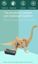 DIY Science Toys Children Educational STEM Kits Dinosaur Model Technologia Experimental Tool Wood Puzzle Games School Supply - Image 9