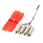 4 x DIY DC 3.7V 50000RPM 716 Hollow Cup Coreless High-speed Motor with 4 x 55MM Propeller Cw CCW for DIY Micro FPV Quadcopter - Image 9