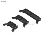 5/10pcs Dc2 6/8/10/16/20/26/34/40 Pin 2.54mm Pitch Male Socket Straight/Right Angle Idc Box Headers Connector 10p/20p Fc Cable - Image 5