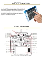 HelloRadio V16 PRO Multi Protocol Remote Control High-frequency Head EDGTX Touch Screen Radio Transmitter for RC FPV Drone - Image 14