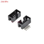5/10Pcs Right Angle 6/10/20/26/34/40 Pin 2.54mm Pitch Male Socket Idc Box Header Pcb Connector Double Row 10p/20p/40p Dc3 Header - Image 5