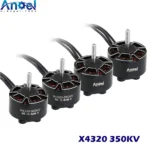 4PCS Angel X4320 4320 350KV 3-8S High Speed Brushless Motor for Long Range X-Class RC FPV Drone Model - Image 7
