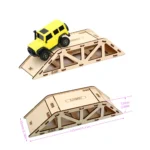 LDARC Desktop Simulation Off-road Obstacle Course for 1/43 RC Model Car Crawler Toy Field - Image 14