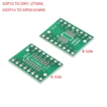 10PCS Adapter PCB Circuit Board Kit SMD QFP LQFP QFN FQFP Turn To DIP SOP MSOP SSOP TSSOP SOT23 8 10 14 16 20 24 28 SMT To DIP - Image 5