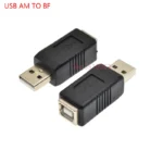 1/2/5PCS USB2.0 A Male & A Female to B Female Printer Print Converter Adapter Connector USB 2.0 Port Retail wholesale USB 2.0 - Image 2