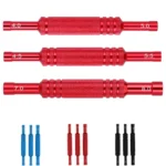 3pcs/lot Aluminum Alloy 4.0/5.0/4.5/5.5/7.0/8.0mm Double Head Hexagon Sleeve Screwdriver Hex Wrench Tool for RC Car Parts