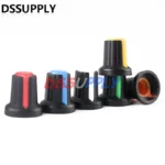 10PCS Potentiometer Knob Cap(copper Core) 15X17mm 6mm Shaft Hole AG2 Yellow Orange Blue White Red WTH118 WH148 MF-A03 0-100 Dial - Image 8