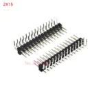 10PCS Double row MALE 2.54MM PITCH Right Angle PIN Header connector 2*2/3/4/5/6/7/8/9/10/16/20/40 PIN/P 2x/3/4/5/6/8/10/16/20/40 - Image 8
