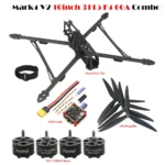Mark4 V2 10inch 427mm FPV Racing Freestyle Drone Frame Kit F4 Flight Control 60A 4IN1 ESC X3115 900KV Motor 10inch Propeller - Image 8