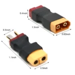 10pcs T Male Plug to XT60 Male / T Female Plug to XT60 Female Adapter For RC Helicopter Quadcopter LiPo Battery Plug Connector - Image 5