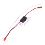 2Pcs Uangel RC Switch JR Connector On- Off with Spare Male Plug for RC Car Truck Airplane Helicopter RC Switch Receiver Parts - Image 4