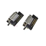 1PCS 3U Gold Plated Solid Pin DR15 MALE feMALE PCB Mount serial port CONNECTOR RIGHT ANGLE D-Sub COM CONNECTORS 15pin Adapter - Image 3
