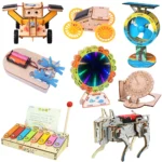 Kids DIY Science Toys Educational Scientific Experiment Kit Hydraulic Lift Table Model Physics School STEM Projects