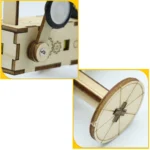 DIY Reptile Robot Electric Wooden Science Experiments Toys for Children Educational Handmade Assemble Toys Boys Girls - Image 4