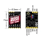 RUSH TINY TANK Nano VTX 48CH 350mW Transmitter 5V Input w/ LED Expansion Board FPV Transmitter for FPV Racing Toothpick Whoop - Image 11