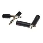 1pcs 6.35mm 6.5mm 1/4" Mono Male To 3.5mm 1/8" Female Connector 2 Pole 3 Pole Jack Audio Speaker Terminal Plug Headphone Adapter - Image 3