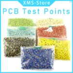 50PCS PCB test point test point ceramic copper gold-plated probe cylindrical test ring bead circuit board test