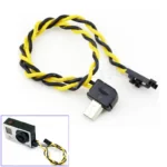 LS4G Hero3 USB 90 Degree Connector to AV Video Output Cable FPV Hero 3 For Rc FPV Drone - Image 2
