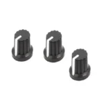 10/20/50PCS WH148 Hot Sale 6mm Shaft Hole Dia Plastic Threaded Knurled Potentiometer Knobs Caps - Image 4