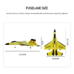 RC Plane SU35 2.4G With LED Lights Aircraft Remote Control Flying Model Glider Airplane F22 FX820 FX620 FX622 A380 EPP Foam Toys - Image 30