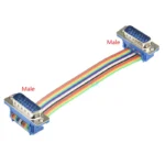 1PCS 20CM 50CM 1M DB15 MALE to FEMALE/MALE TO MALE/FEMALE TO FEMALE CABLE D-Sub serial port connector adapter Extension Cable - Image 4