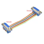 1PCS 20CM 50CM 1M DB15 MALE to FEMALE/MALE TO MALE/FEMALE TO FEMALE CABLE D-Sub serial port connector adapter Extension Cable - Image 3