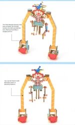 DIY Joker walking on a tightrope DIY Science Experiment Kit & Education Model Toy Physics Science Toys For Children Gift Toy - Image 12