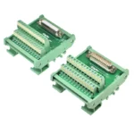 1PCS DB25 male/female socket to terminal block adapter pcb board D-SUB 25pin connector converter Din Rail Mounting - Image 2