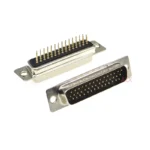 2PCS DB44 plug-in board type MALE Female serial port CONNECTOR D-Sub CONNECTORS 44pin plug jack Adapter 3 Rows 44 PIN 44p - Image 2