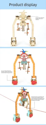 DIY Joker walking on a tightrope DIY Science Experiment Kit & Education Model Toy Physics Science Toys For Children Gift Toy - Image 11