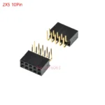 10Pcs 2*2/3/4/5/6/8/20/40 Pin Double Row Right Angle Female Pin Header 2.54mm Pitch Strip Connector Socket 2x3p/4p/6p/8p/20p/40p - Image 13