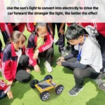 DIY Mini Solar Powered Toy Car For Kids Solar Power Toy Assembled Energy Powered Car children's toys Kids Novelty Gift - Image 9