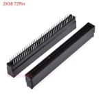 5pcs Edge Card Connector Slot 2.54 mm Pitch 8/10/12/16/18/20/28/30/36/40/50/60/72/80/98 Pin PCB Gold Finger Socket Through Holes - Image 8