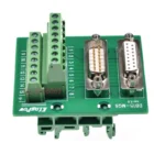 1pcs Db15 Male Female Socket To Terminal Block Adapter Pcb Board D-Sub 15pin Connector Converter Din Rail Mounting - Image 3