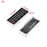 2/5PCS 0.36inch 7 Segment 6bit Red Digital Tube Common Cathode/Common Anode CC/CA LED Digit Display  0.56 inch - Image 3
