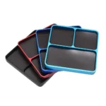 Uangel 98*98*11mm CNC Aluminium Magnetic Screw Tray Nut Gasket Storage Tool for RC Car Boat Airplane Model - Image 2