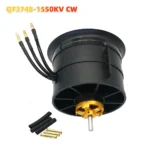QX-MOTOR 90mm EDF 12 Blades Ducted Fan QF3748 3758 Brushless Motor 1000kv 1200kv 1450kv 1550kv CW CCW 100A 120A ESC For RC Jet - Image 16